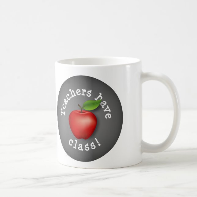 Caneca De Café Presente perfeito para professores com classe! (Direita)