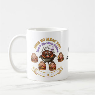 Caneca De Café Presente Personalizado BBQ Grill Master - Prazer e