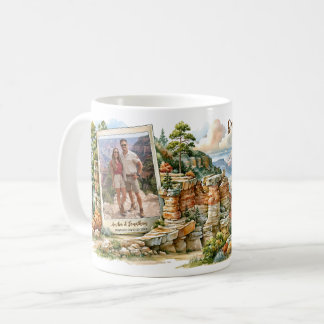 Caneca De Café Presente Personalizado com Foto e Nome de Viagem a
