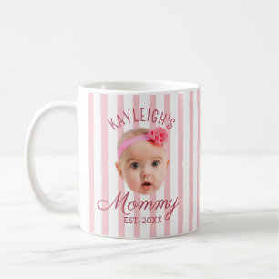 Caneca De Café Presente Personalizado com Foto e Rosto Rosa para 
