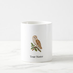 Caneca De Café Presente Personalizado com Nome de Coruja-das-Torr