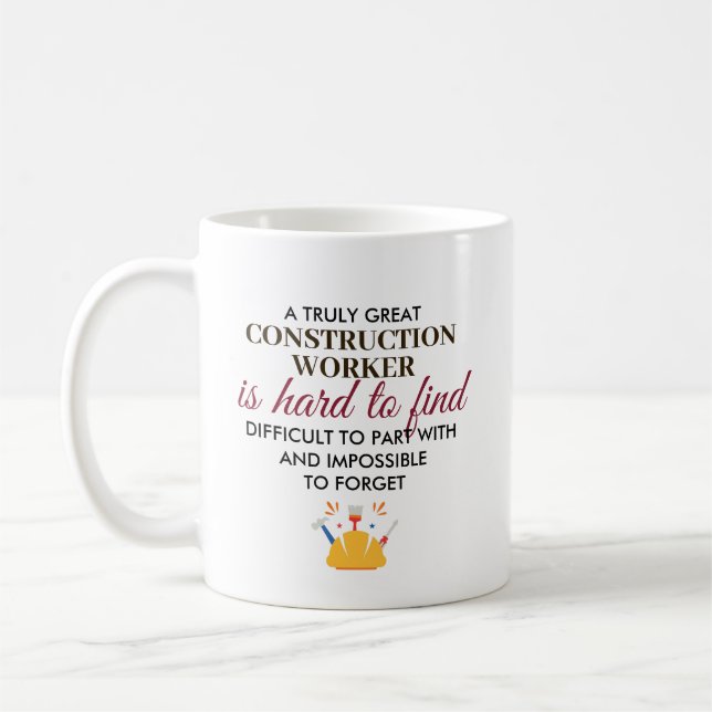 Caneca De Café Presente Personalizado com Nome para Grande Operár (Esquerda)