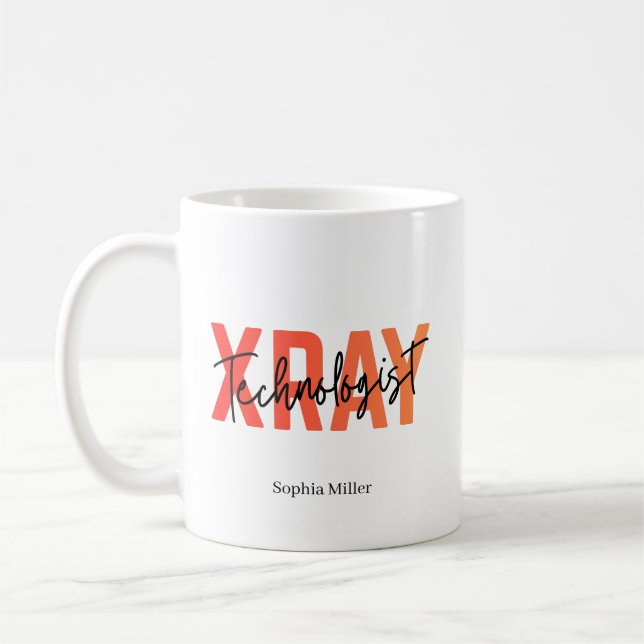 Caneca De Café Presente Personalizado com o Nome do Tecnólogo de  (Esquerda)