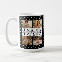 Presente Personalizado de 4 Fotos com Pontos Preto