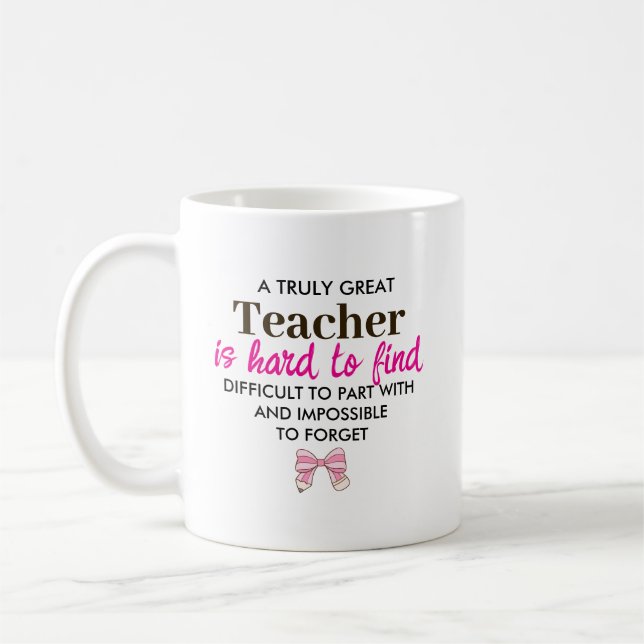 Caneca De Café Presente Personalizado de Agradecimento ao Profess (Esquerda)