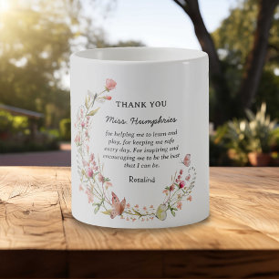 Caneca De Café Presente Personalizado de Agradecimento ao Profess