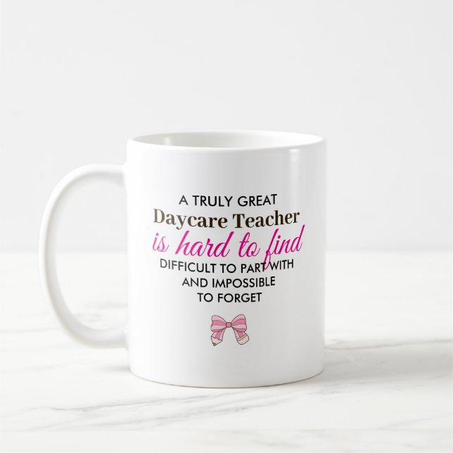 Caneca De Café Presente Personalizado de Agradecimento para Profe (Esquerda)