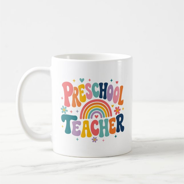 Caneca De Café Presente Personalizado de Agradecimento para Profe (Esquerda)