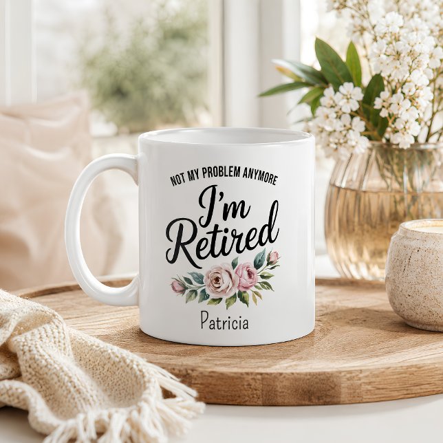 Caneca De Café Presente Personalizado de Aposentadoria Divertido  (Criador carregado)