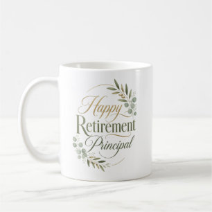 Caneca De Café Presente Personalizado de Aposentadoria Feliz para