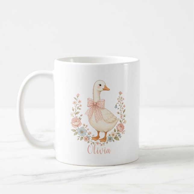 Caneca De Café presente personalizado de cabra-de-bebé para chá d (Esquerda)