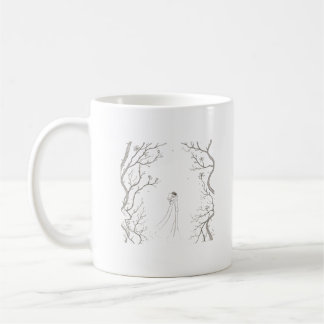 Caneca De Café Presente Personalizado de Casal de Inverno Minimal