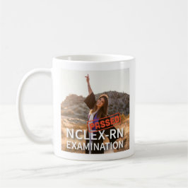Caneca De Café presente personalizado de enfermeira de fotos no n