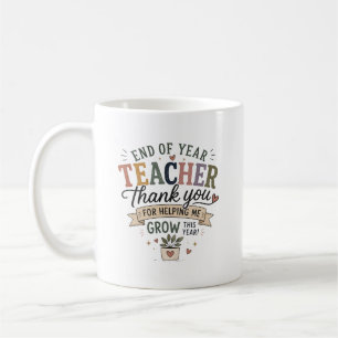 Caneca De Café Presente Personalizado de Fim de Ano para Professo