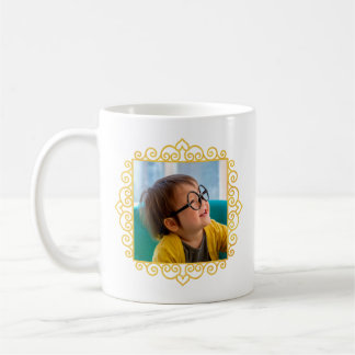 Caneca De Café Presente Personalizado de Foto de Quadro Cardíaco