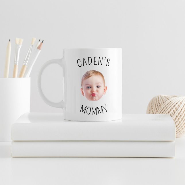 Caneca De Café Presente Personalizado de Foto do Bebê para Mãe Ma (Criador carregado)