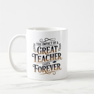 Caneca De Café Presente Personalizado de Grande Professor que Dur