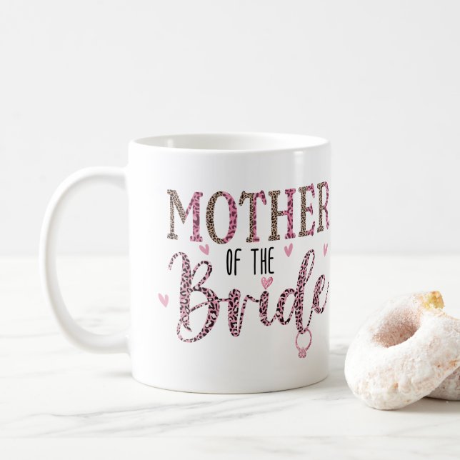 Caneca De Café Presente Personalizado de Leão Impresso para a Mãe (Com Donut)