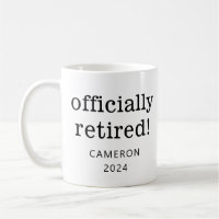 Presente Personalizado de Nome e Ano de Aposentado