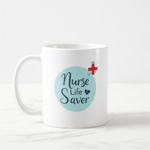 Caneca De Café Presente Personalizado Enfermeira Salvadora da Vid