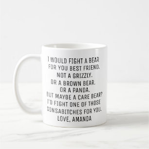 Caneca De Café Presente Personalizado Melhor Amigo