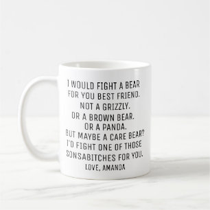 Caneca De Café Presente Personalizado Melhor Amigo, Presente Melh