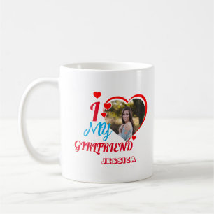 Caneca De Café Presente personalizado: "💗 minha Namorada Jessica