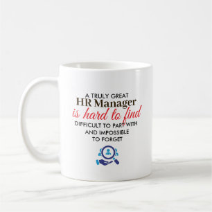 Caneca De Café Presente Personalizado Nome Gerente de RH Incrível