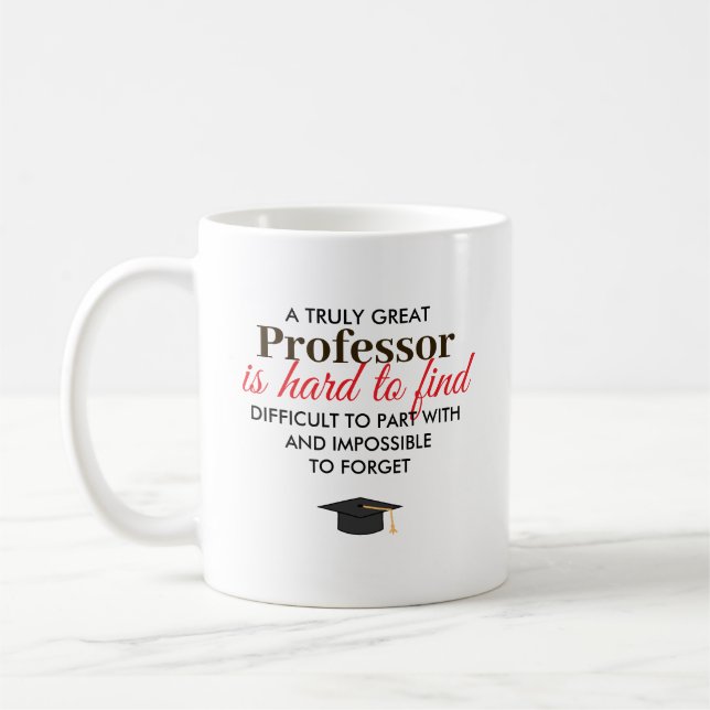 Caneca De Café Presente Personalizado Nome Grande Professor (Esquerda)