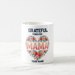 Caneca De Café Presente Personalizado para a Mamãe   Design com N