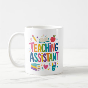 Caneca De Café Presente Personalizado para Assistente de Ensino