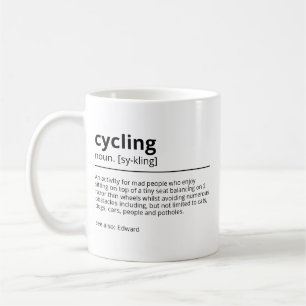 Caneca De Café Presente personalizado para ciclistas homens e mul