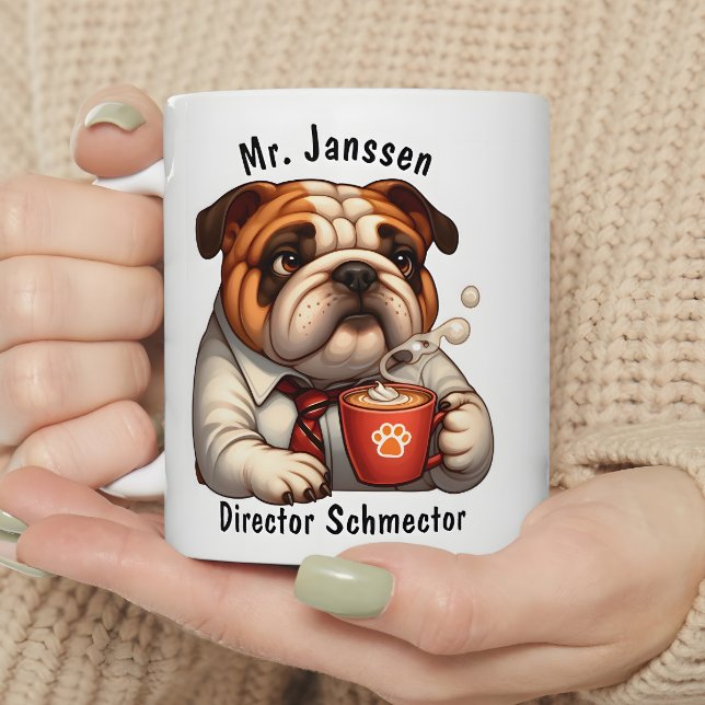 Caneca De Café Presente personalizado para o Bulldog de Café Mug (Criador carregado)