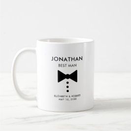Caneca De Café Presente Personalizado para Padrinho de Casamento 