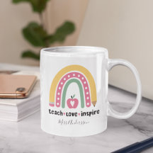 Presente Personalizado para Professor, Ensine Amor