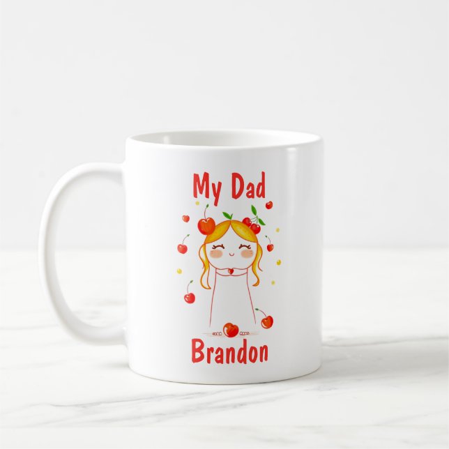 Caneca De Café Presente personalizado para tia-mãe avó (Esquerda)