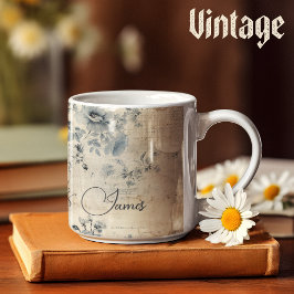 Caneca De Café Presente personalizável clássico de vintage do pin