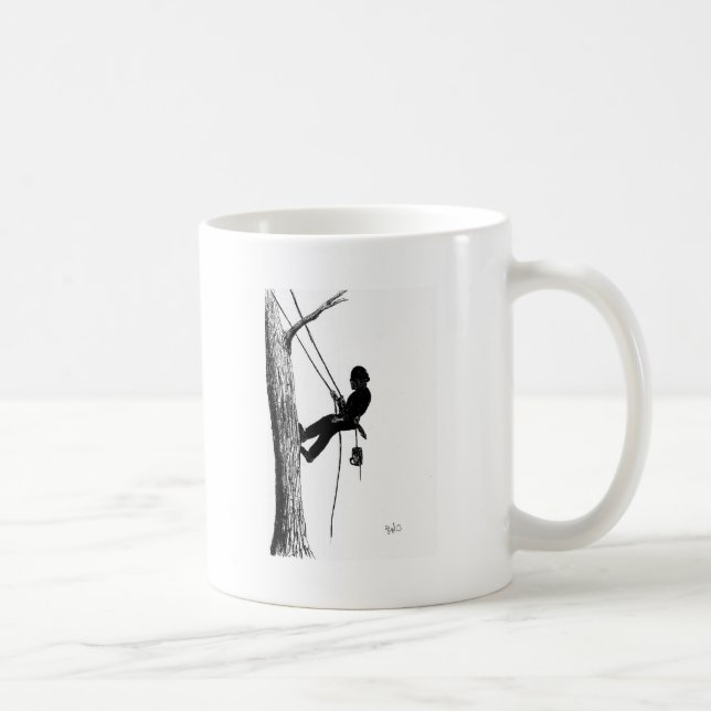 Caneca De Café Presente presente de natal do cirurgião arborista (Direita)