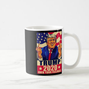 Caneca De Café Presente Republicano Trump Dedo do Meio Para Seus