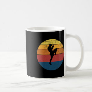 Caneca De Café Presente Retro Vintage Muay Thai Kickboxing
