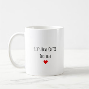 Caneca De Café Presente Romântico de Casais Personalizados