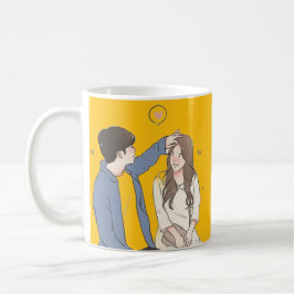 Caneca De Café Presente romântico de Casal Mug Perfeito de Amor p