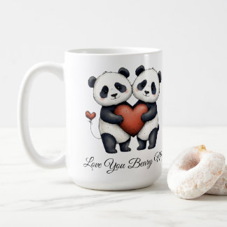 Caneca De Café Presente Romântico de Dia dos Namorados para Ela o