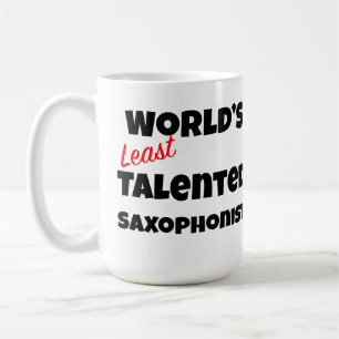Caneca De Café Presente saxofonista menos talentoso do mundo