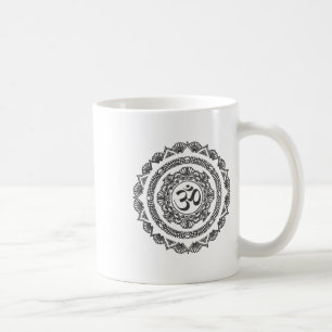 Caneca De Café Presente Símbolo Om Mandala Yoga Buda Iogue
