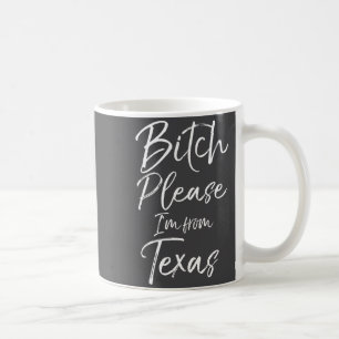 Caneca De Café Presente Simpático Texano Citação Divertida Por Fa