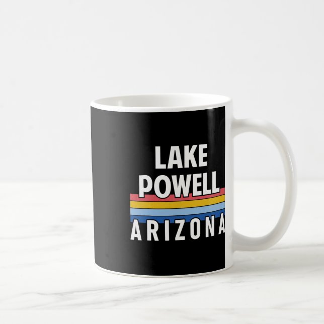 Caneca De Café Presente Souvenir de Férias no Lago Powell do Ariz (Direita)