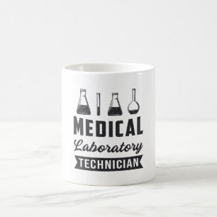 Caneca De Café Presente técnico do laboratório de medicina Funny 