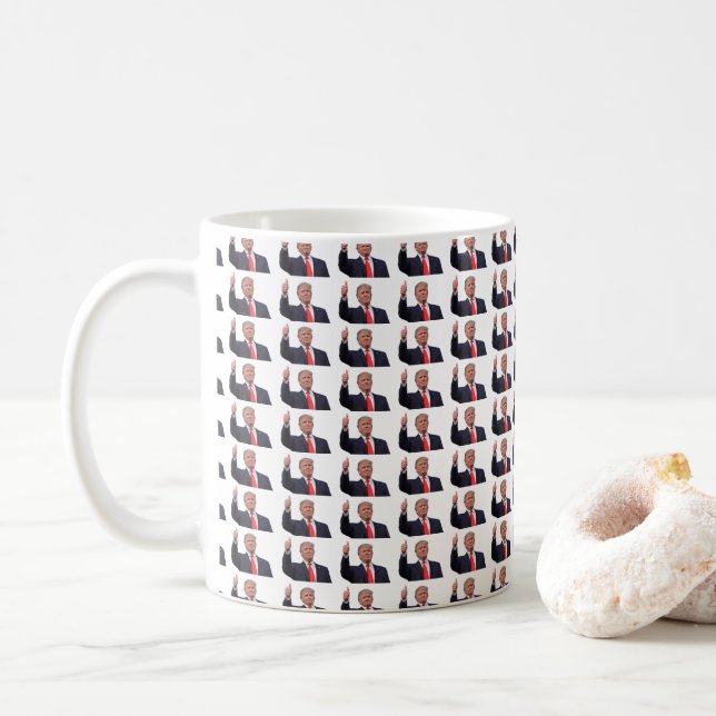 Caneca De Café Presente Trump 2024 (Com Donut)