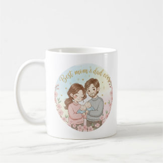 Caneca De Café Presenteie mamãe e papai
